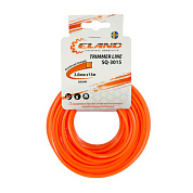 Леска для триммера ELAND SQ-3015 3,0мм*15м, квадрат