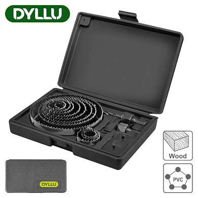 Набор пильных коронок 19-127 мм 16 пр DYLLU DTKJ4416