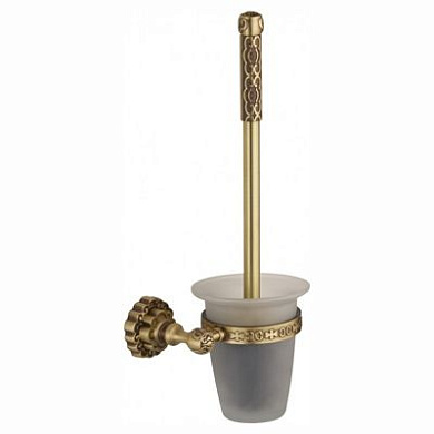 Ершик для унитаза, латунь/стекло, бронза GERHANS K25010