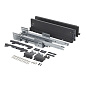 Система ящиков Evolution L-350 h84 графит PUSH TO OPEN ДСП16мм SLIMBOX EVOLUTION 117703