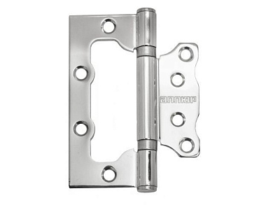 Петля накладная 100х75 2BB CP 2,5мм хром, 2 шт АЛЛЮР УЗК 7500