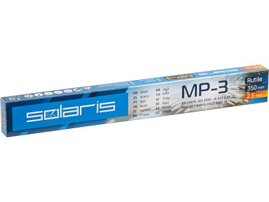 Электроды МР-3 ф 2,5 мм, уп.1,0 кг Solaris WM-1101