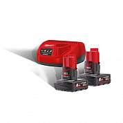 Энергокомплект M12 NRG-602 Milwaukee 4933451903