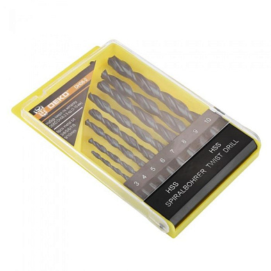 Набор сверл по металлу DH08-2 8 шт. DEKO 065-0532