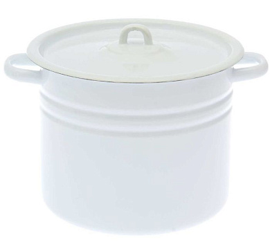 Кастрюя цииндрическая 9 светая Стальэмаль С41622