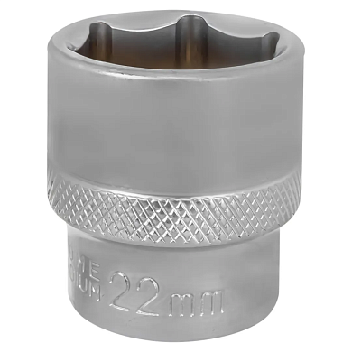 Головка 22 мм 6-гр 3/8'' RockForce RF LIGHT-53522