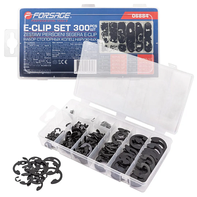 Набор стопорных колец наружных 300 шт Forsage F-06884