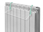 Сушилка для белья на батарею, 2,1 м, ширина 45 см, цвет белый NIKA СБ5-45П/Б