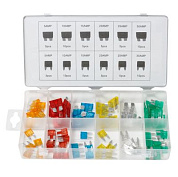 Предохранители флажковые, 80 пр. 5А, 10А, 15А, 20А, 25А, 30А Forsage F-789