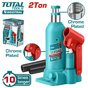 Домкрат гидравлический бутылочный 2 т, 172-372 мм TOTAL THT109024