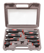 Набор отверток силовых магнитных ''Profi'' SL, PH, 8 пр, магнит телескоп 190-550 мм ForceKraft FK-7008