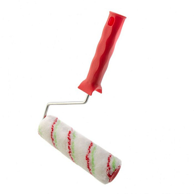 Валик "Эмали", 180 мм, ворс 12 мм, D - 36 мм, D ручки - 6 мм, полиамид, полиакрил Сибртех 80200