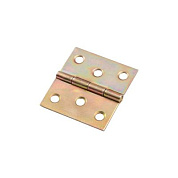 Петля карточная 40*40мм желтый цинк SAZ 37012