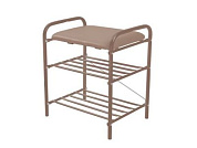 Банкетка для обуви, 500х330х440 мм, коричневый, NIKA Б1-1/К