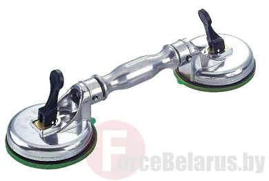 Стеклодержатель двойной с вращающ. ручкой 80 кг Force 63404