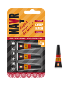 Супер клей "NAVR 3 в 1" 3 гр NAVR 11790