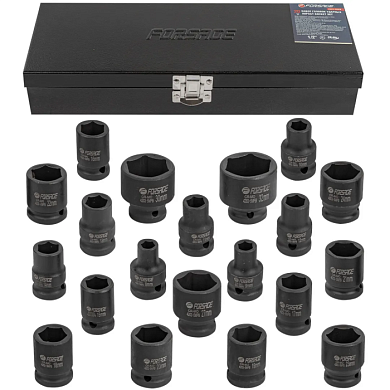 Набор ударных головок 8-32 мм 1/2'' 6-гр 20 пр Forsage F-4203-5MPB