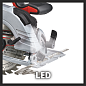 Циркулярная пила аккумуляторная TE-CS 18/190 Li BL-Solo EINHELL 4331210