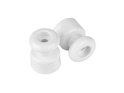 Изолятор для ретро провода, 10шт\уп, белый Bylectrica ЮЛИГ.757522.014