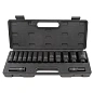 Набор головок ударных глубоких 15 пр., 1/2'' 12-гр., 10-36 мм RockForce RF-4166D-9MPB