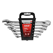 Набор ключей комбинированных, 6-17 мм, 6 шт., CrV, полированный хром Matrix 15414