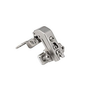 Петля под фальшпанель 90° с пружиной 45мм h6 slide-on (еврошурупы) короткое плечо AKS 11259