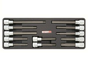Набор-сет бит под трещотку 1/2'' EXTRA LONG 12шт. 136х364мм Toptul GAAT1202