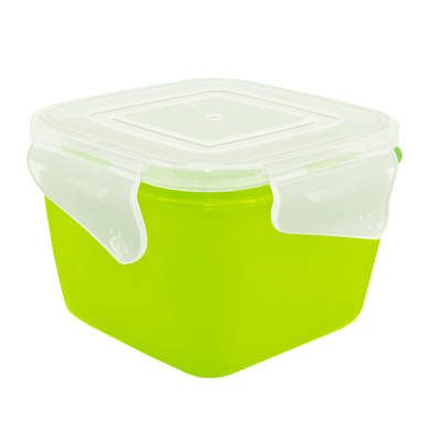 Контейнер универ."Фиеста" (квадратный) 0,45л., оливковый/пр. Алеана 168059ОлПр