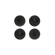 Заглушка пластик к эксцентрику чёрный, 01, упак.-40шт., PL 39293