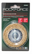 Кордщетка дисковая латунная для дрели RockForce