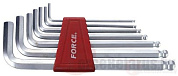 Набор 6-гр. длинных ключей с шаром Force 5072LB (2.5-10 мм) 7 пр.