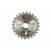 Диск пильный с напаянными зубцами из твердых сплавов 125х22х24T G00105