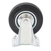 Колесо неповоротное D 160 мм, крепление платформенное Сибртех 68711