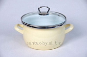 Кастрюля 5 л, сфера Сантэкс 1-2450111(Бл)"Беж"