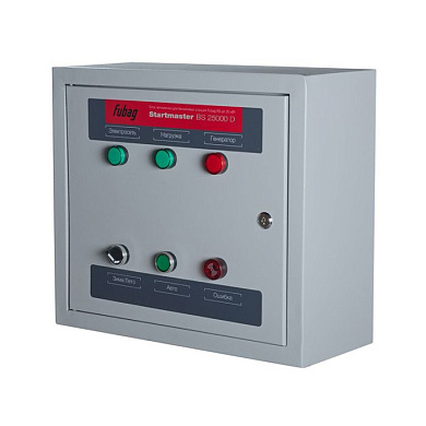 Блок автоматики Startmaster BS 25000 D (400V) двухрежимный для бензиновых электростанций до 22кВт Fubag 431245