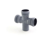 Крестовина ВК 50/50/50х87 РТП, для внутренней канализации РосТурПласт 36527