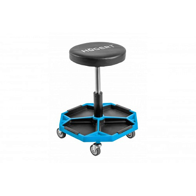 Стул для мастерской передвиной регулируемый 370-520 мм Hoegert HT7G559