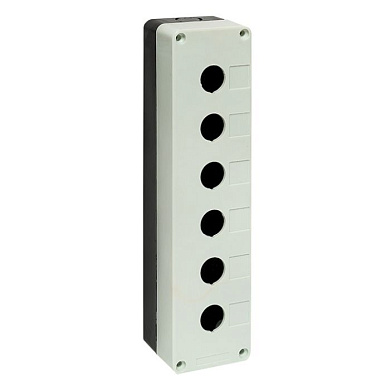 Корпус КП106 пластиковый 6 кнопок белый EKF PROxima cpb-106-w