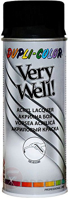 Краска Very Well RAL 9005 (Чёрный янтарь) 400 мл. Dupli Color VW90050