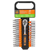 Набор инструментов 28 пр. 1/4' ISMA ISMA-2028-5