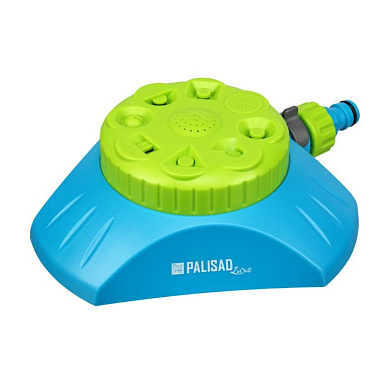 Распылитель-дождеватель, 8 режимов, с регулировкой, утяжеленная база, LUXE Palisad 65804