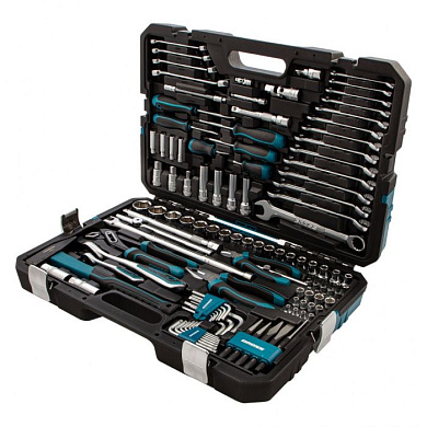 Набор инструментов, 1/4"&1/2", CrV, 6-гр. 115 пр Gross 14152