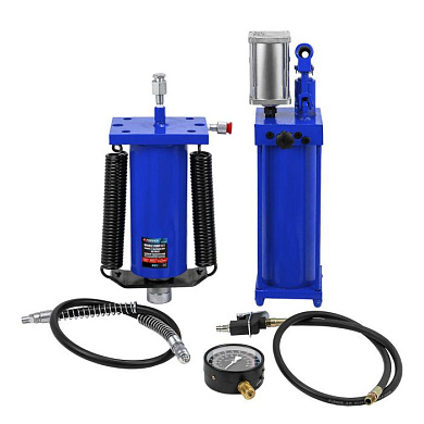 Цилиндр гидравлический 40 т, для пресса в комплекте со станцией гидравлической и манометром Forsage F-0101-3R(из 2-х частей)