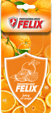 Ароматизатор бумаж. Брызги сочного апельсина FELIX 411040030