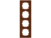 Рамка 4-ая вертикальная орех, RITA, Mutlusan 2220 800 2457