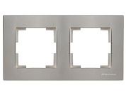 Рамка 2-ая горизонтальная титан, RITA, Mutlusan 22208001283