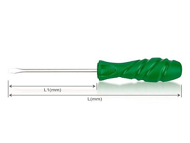 Отвертка шлицевая 1.2x6.5 мм. Toptul FAAE6E10