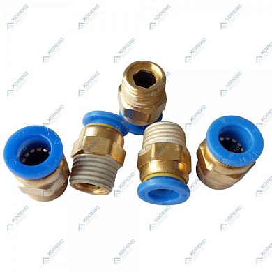 Фитинг зажимной 6 мм, 1/4" НР HOREX YPC06-02