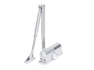 Доводчик дверной гидравлический NOTEDO DC-060-I, 20-60кг серебро УЗК 9531