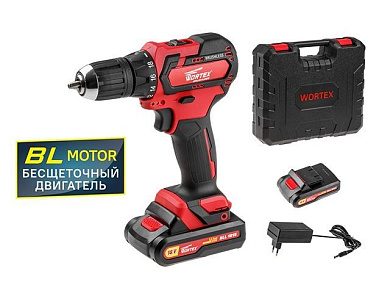 Аккумуляторная дрель-шуруповерт WORTEX BD 1815 DLi (BLD1815DLi00029)